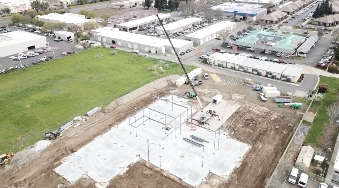 Steel erection project